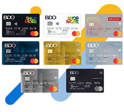 mastercard bdo credit card types